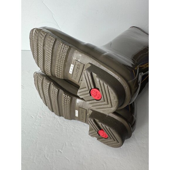 NEW Hunter Original Back Adjustable Gloss Rain Boots Swamp Green EU 36 US 5 UK 3 - Picture 7 of 7